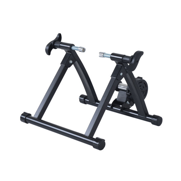 Arlmont & Co. Folding Indoor Bike Exercise Trainer Converter Bicycle Training Stand